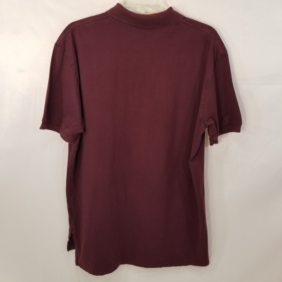 Polo Ralph Lauren Polo Shirt Maroon Burgundy Large - Picture 16 of 16